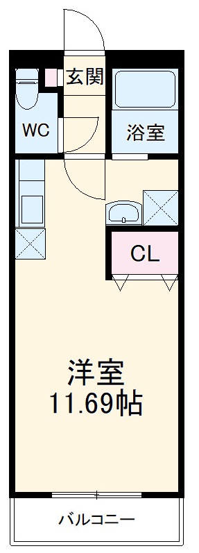 シャンブル英美の間取り