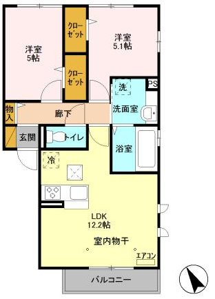 ファンディーナの間取り