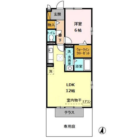 パルテールシノヤマの間取り