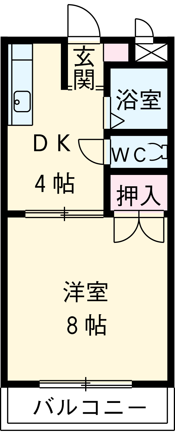 ビューコートＫＦの間取り