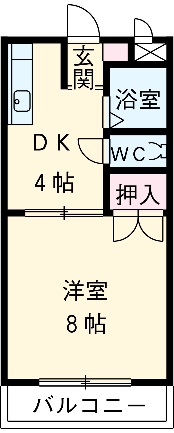 ビューコートKFの間取り