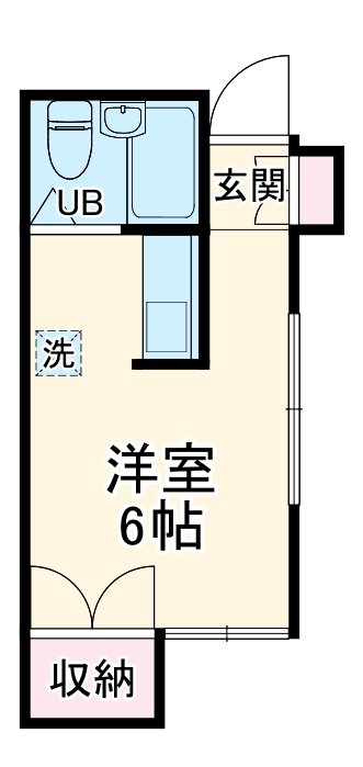 サカエハイツ 2の間取り