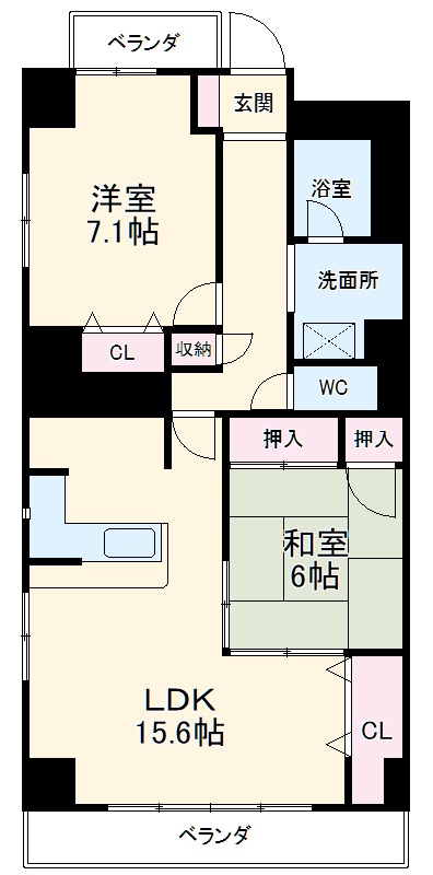 Virtuous Lifeの間取り