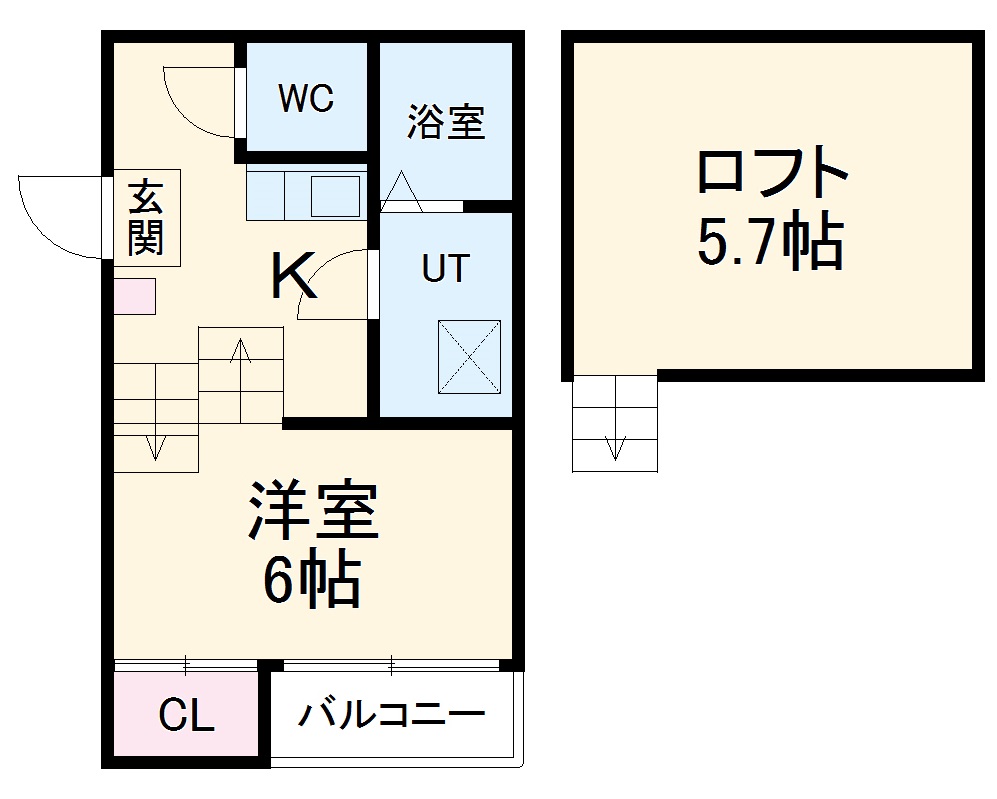 ハーモニーテラス外山の間取り