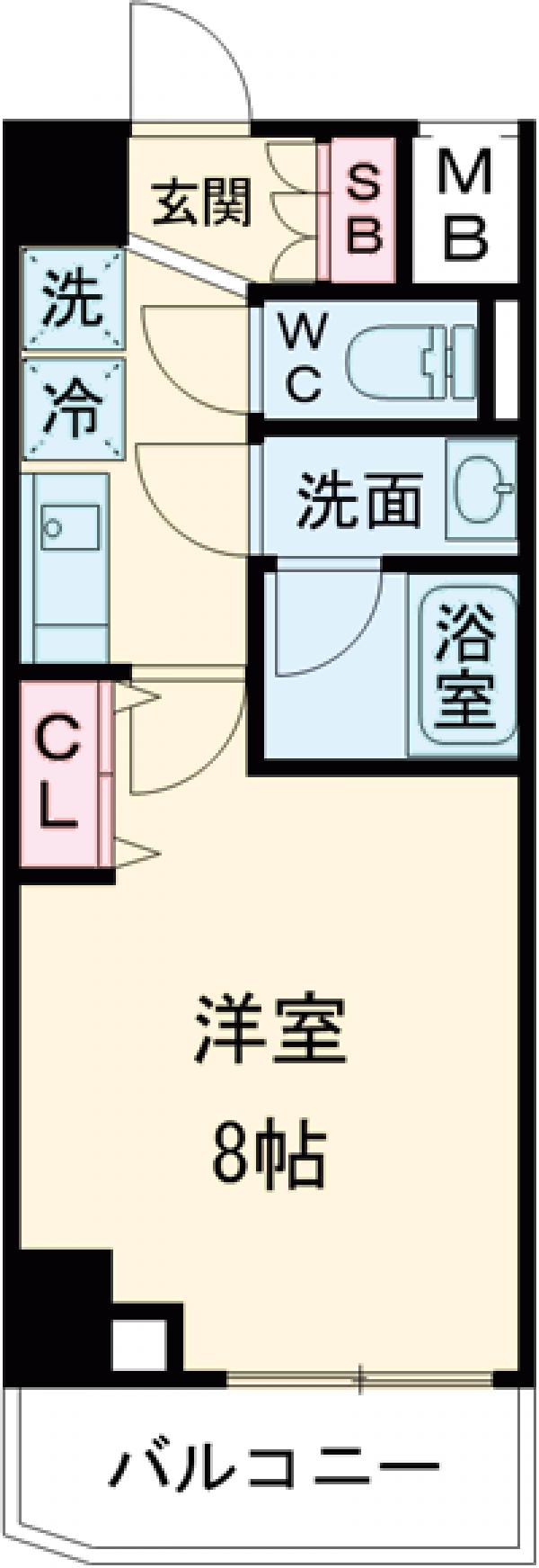 クオリタス綾瀬の間取り