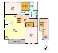 パークドプランタン Dの間取り