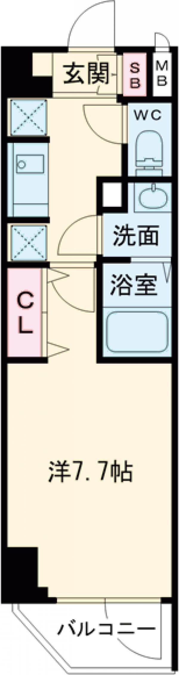 N-stage亀戸Ⅱの間取り