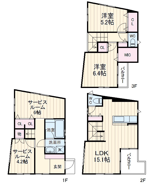 Kolet南行徳の間取り