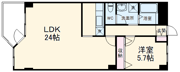 マサルマンションの間取り
