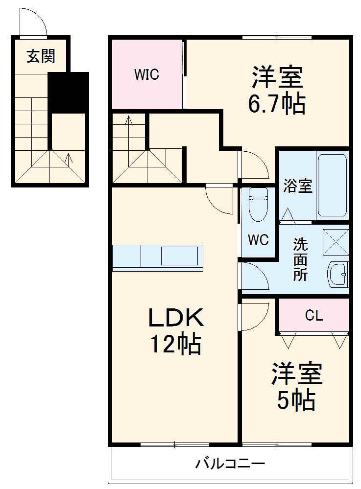 ＬＵＭＩＮＯＵＳの間取り
