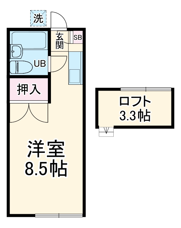 スマイルハウス第2の間取り