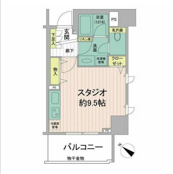 ダイナシティ王子の間取り