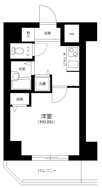 Rising place練馬関町ステーションスクエアの間取り