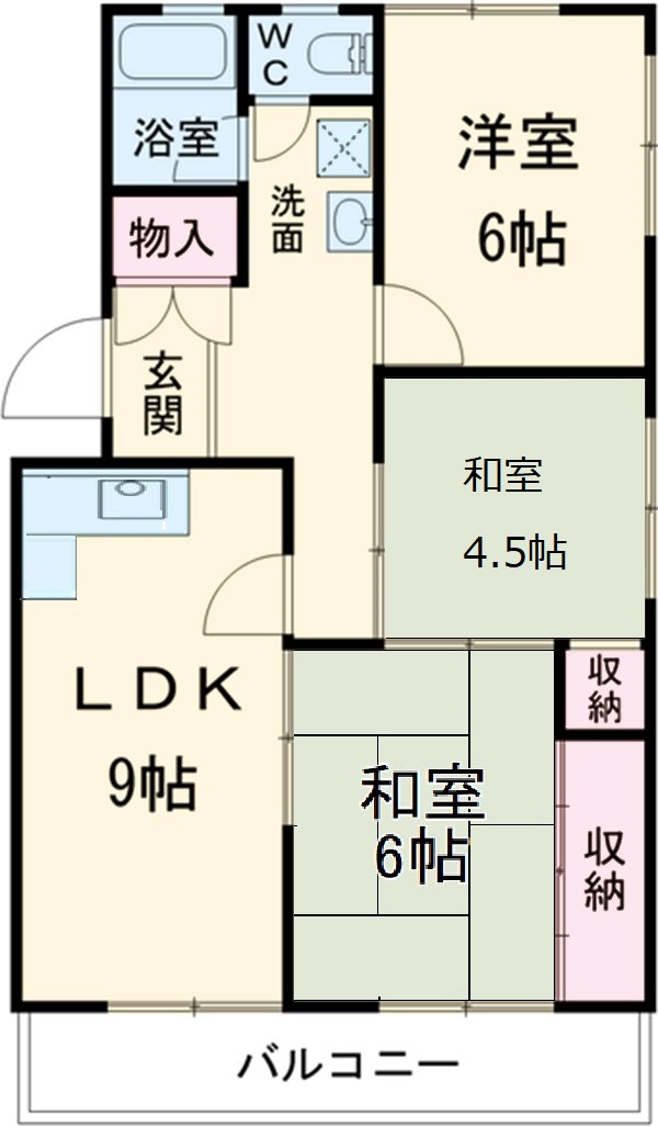 永光マンションの間取り