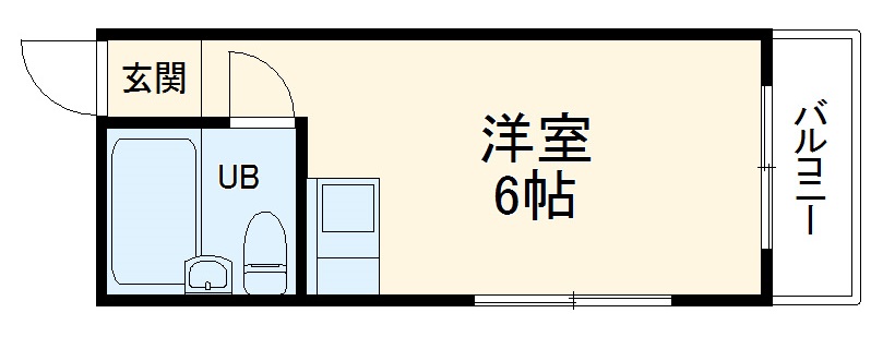 ハートイン竹田町の間取り