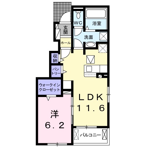 リヴァージュAの間取り