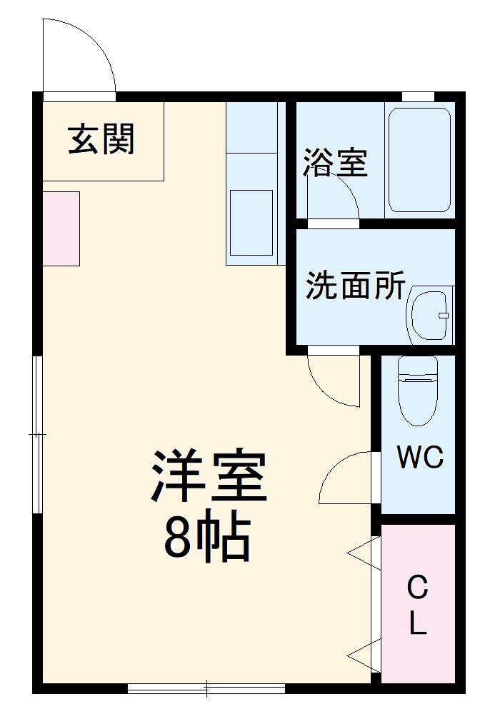 イエローハイツの間取り