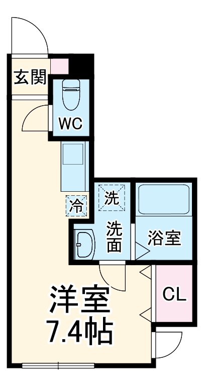 Ambition谷塚の間取り