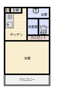 ヒルクレストCの間取り