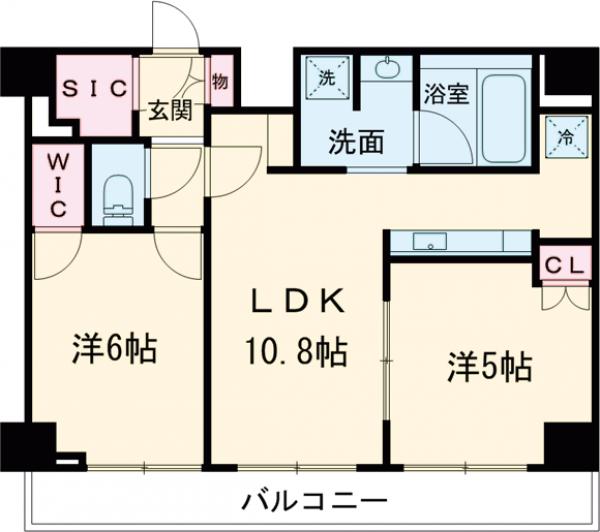 COCO-CHILL KAMEARIの間取り