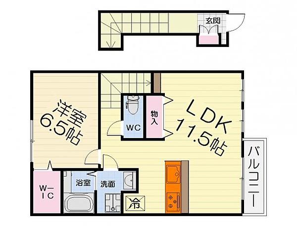 パルフェ和泉の間取り