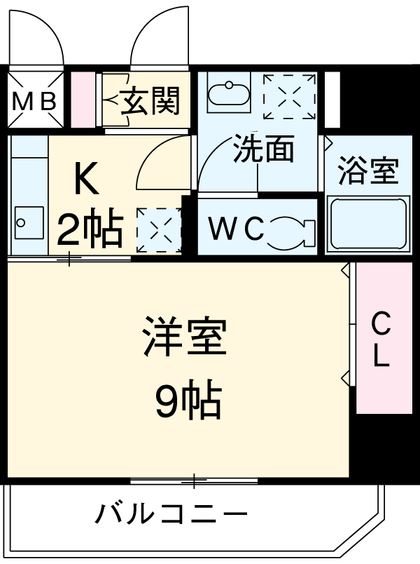 ピースプレイス牛巻の間取り
