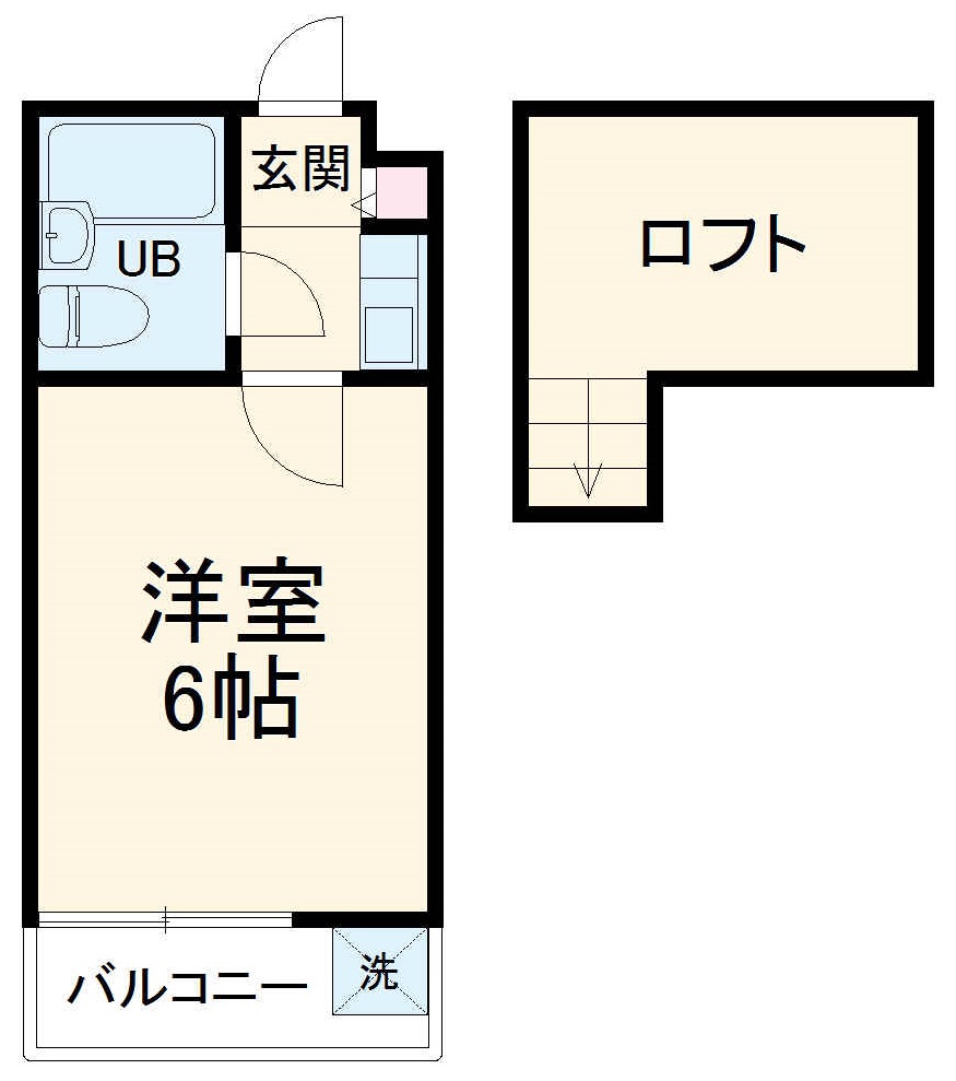 ジュネパレス越谷第10の間取り