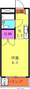 パープルティアラ・310号室の間取り