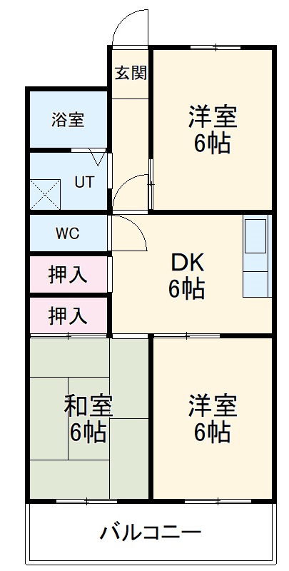 グローバル名駅南の間取り