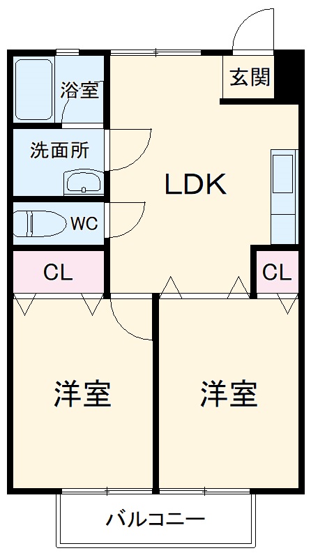 ベルハウス本郷台の間取り