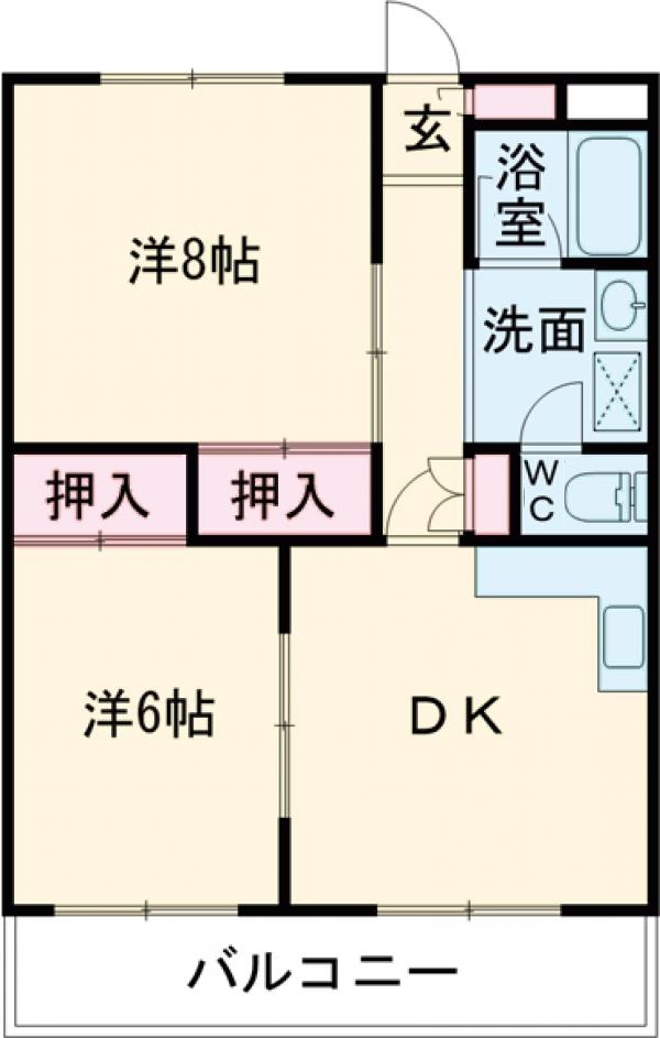 弓和ガーデンハウスS棟の間取り
