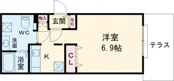 ブランシェ池袋Ⅲの間取り