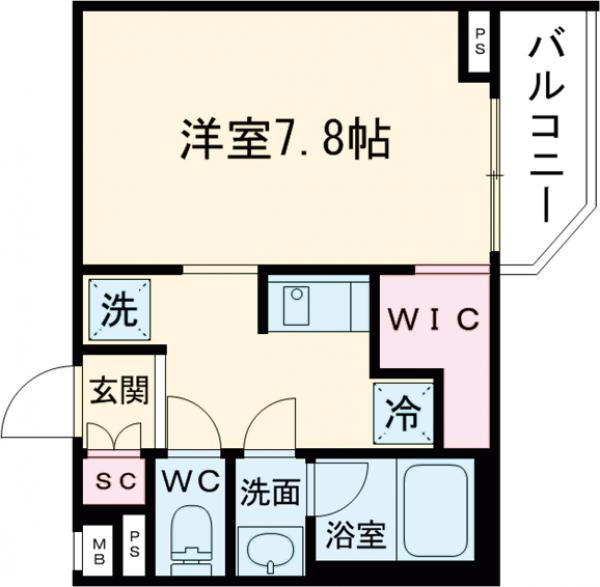 フレシア経堂の間取り