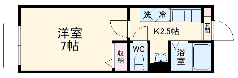 セレーナ佐倉の間取り