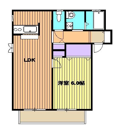 グランシード Iの間取り