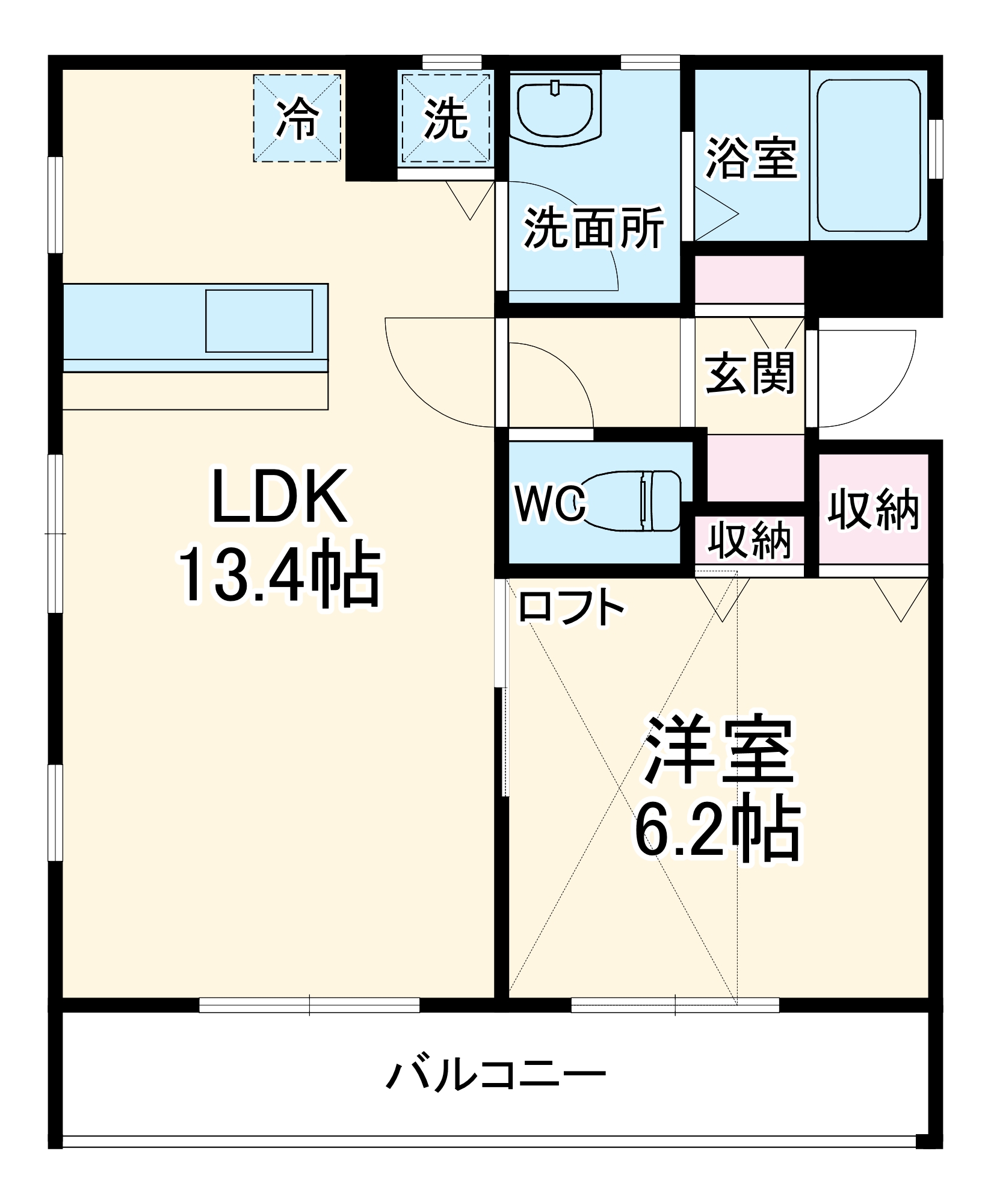 ヴィートヒュースの間取り