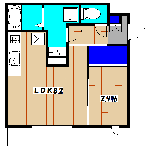 カーサグランデ本八幡の間取り