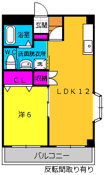 シャトレ弐番館の間取り