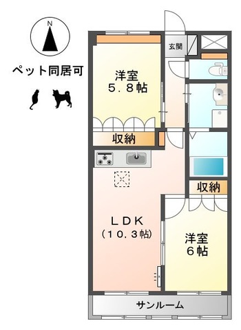 グランディアⅡの間取り