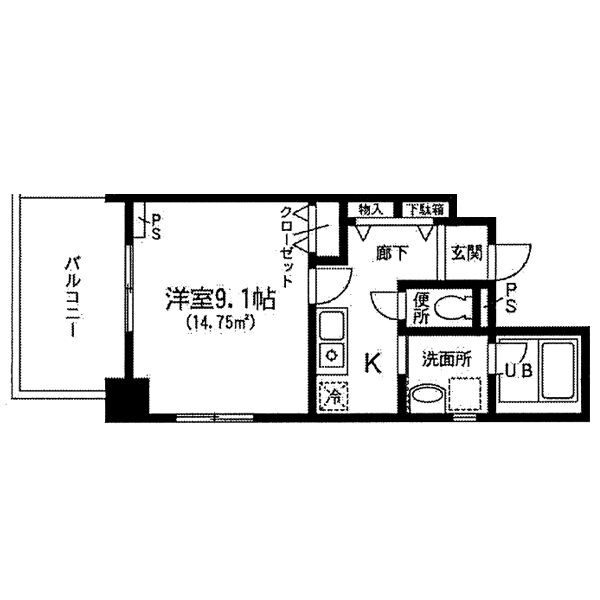 第15フクマルビルの間取り
