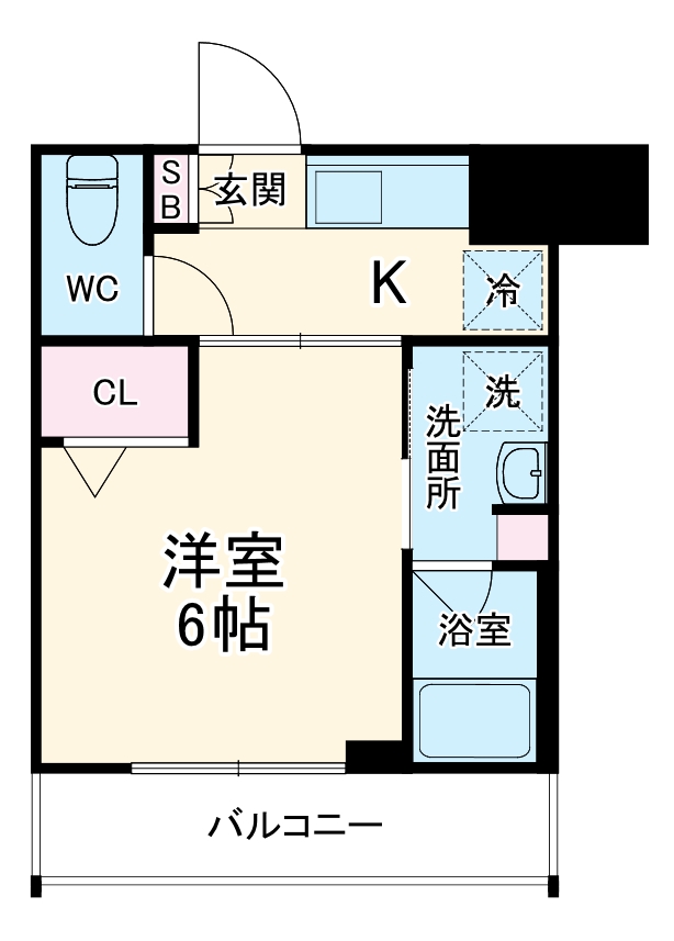 ラフィスタ元町Ⅰの間取り