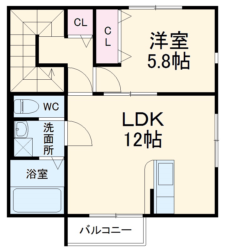 Mille fleursの間取り