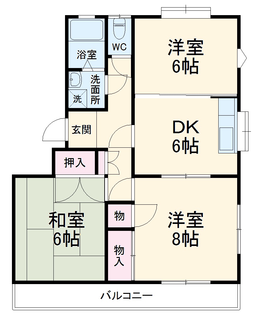ガーデンヒルズの間取り