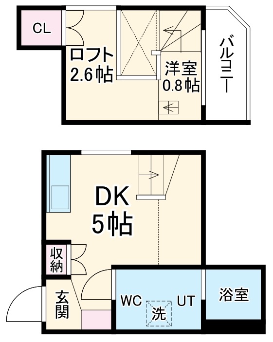 ARABESQUEの間取り
