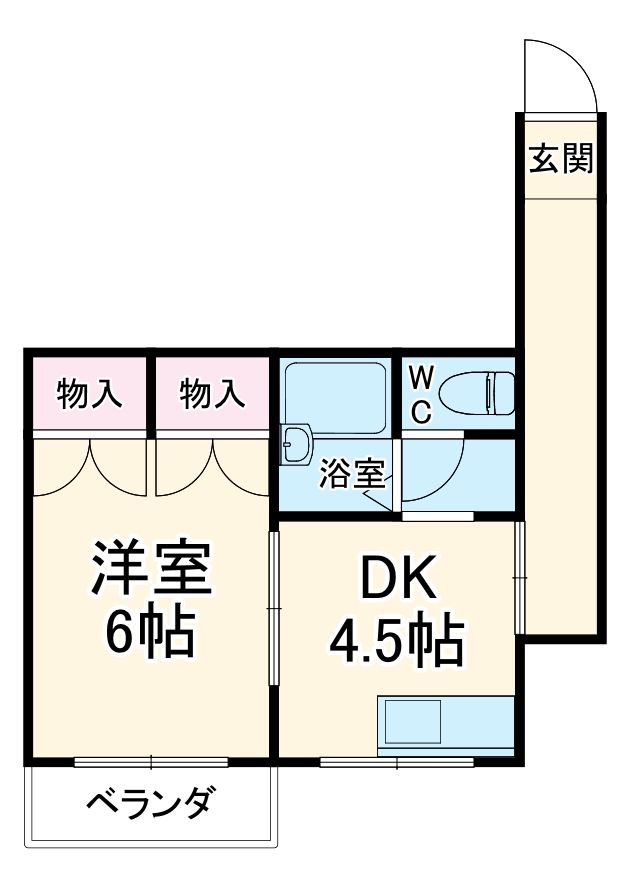 ウエストビレッジ９１の間取り