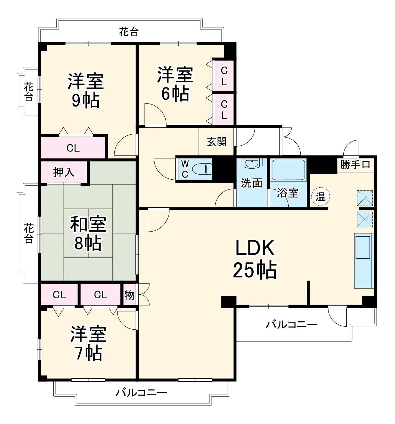 ヒルズコート刀根山の間取り