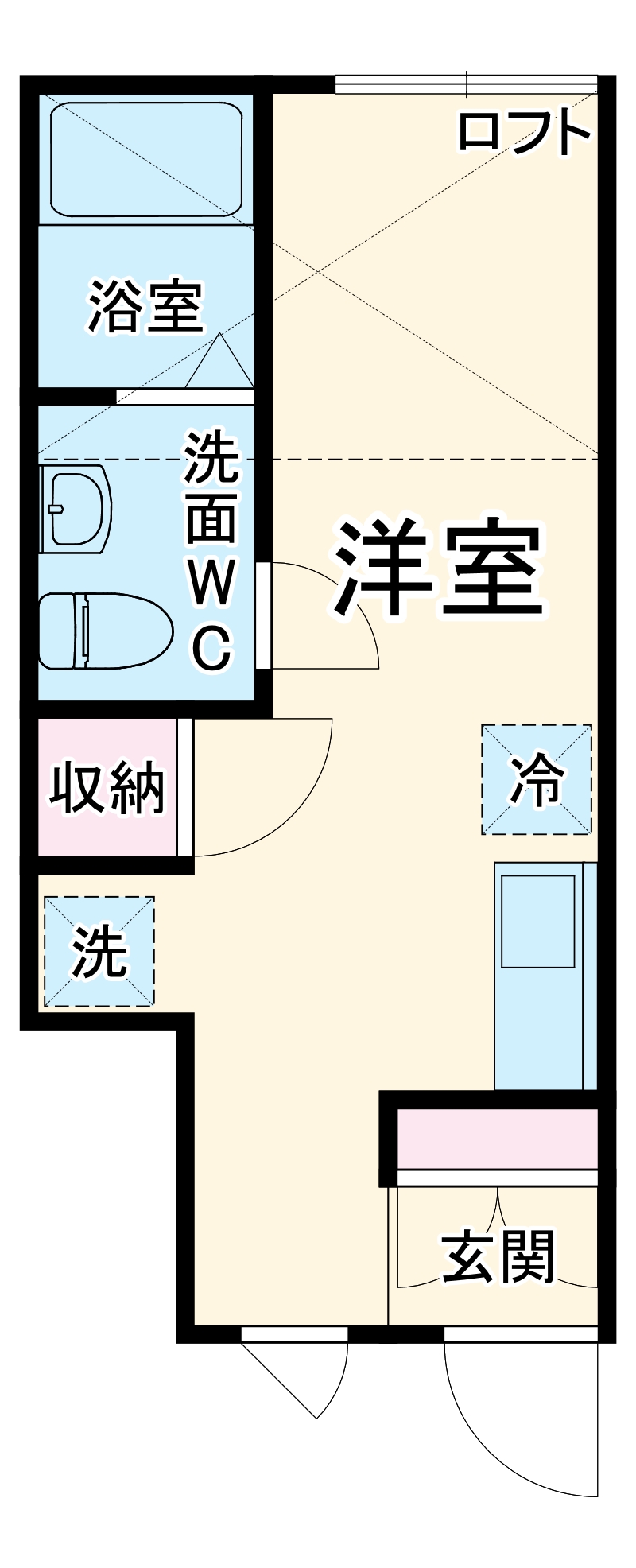 アルページュ八潮の間取り