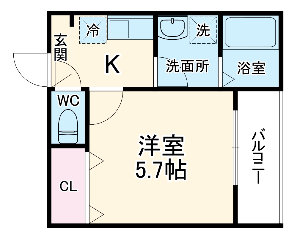 グレイシャス検見川の間取り