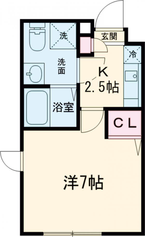 RJカーサ弦巻の間取り