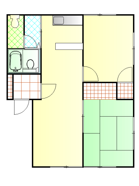 キャピタルツインⅡの間取り